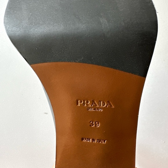 Prada Black Leather Chelsea Boots NWOB - Picture 5 of 15